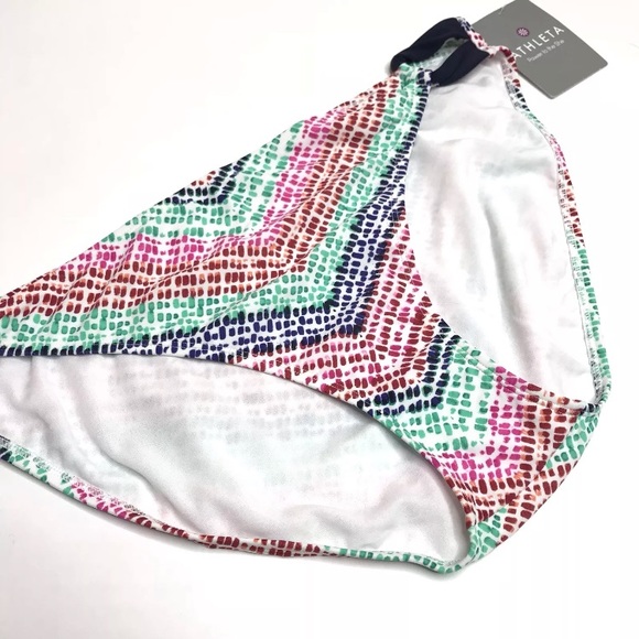 Athleta Swim Suit Bikini Bottom XL Moxie Low Tide - Picture 2 of 6